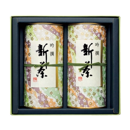 お中元熨斗付き 新茶（2缶） 御中元 夏ギフト ギフト 贈答