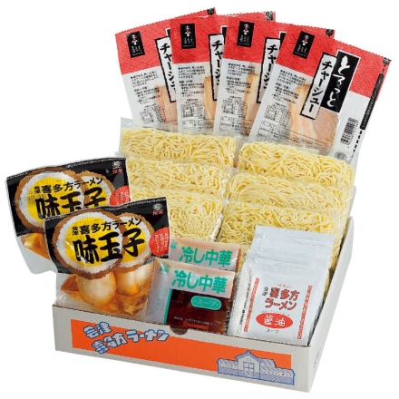 お中元熨斗付き 喜多方ラーメン（温・冷）6食具材セット 御中元 夏ギフト ギフト 贈答
