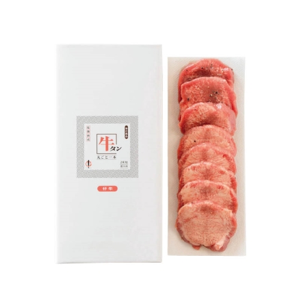 お中元熨斗付き 冷凍 ＜陣中＞仔牛の牛たん丸ごと一本塩麹熟成 240g 御中元 夏ギフト ギフト 贈答