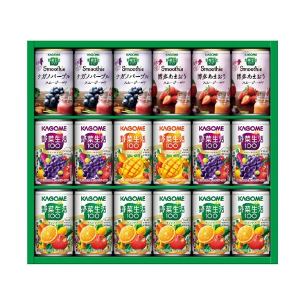 お中元熨斗付き ＜カゴメ＞野菜生活Ｓｍｏｏｔｈｉｅ＆野菜生活ギフト 御中元 夏ギフト ギフト 贈答
