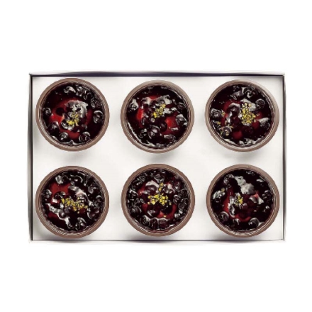 能登半島のブルーベリーカップチーズケーキ 6個 送料込み