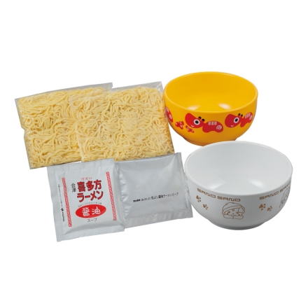 喜多方ラーメン・佐野らーめんセット（どんぶり付） こどもの日 送料込み