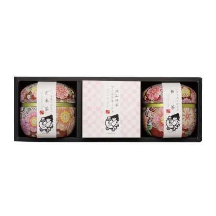 ＜長峰園＞母の日新茶ティータイムセット 煎茶・抹茶入玄米茶 各40g、狭山抹茶ブールドネージュ5個 母の日 送料込み