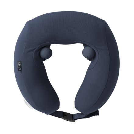 ＜ＡｉＭＹ＞コンパクトネックマッサージャー ネイビー 母の日 送料込み