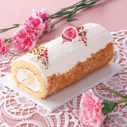 ＜ブランドォレ＞母の日ロールケーキ 1本（約長さ16cm） 母の日 送料込み