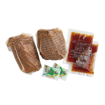 冷凍 国産牛ローストビーフ 300g（2本）、玉ねぎソース20g・レホール3g 各2 母の日 送料込み