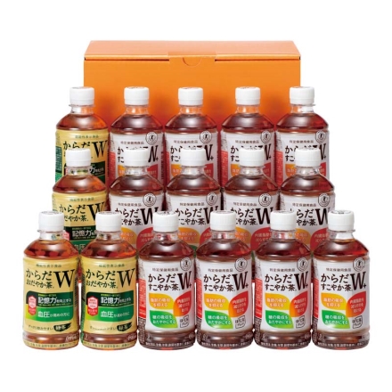 ＜コカ・コーラ＞健康茶詰合せ ＣＫＯ－30Ａ からだすこやか茶W＋350ml×12、からだおだやか茶W350ml×4 母の日 送料込み