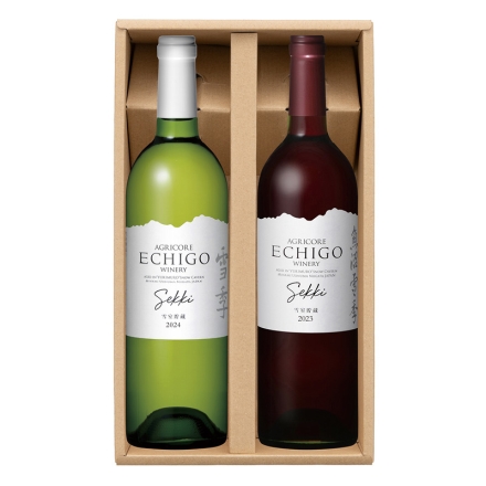 雪室貯蔵ワイン 雪季赤白セット （1）雪季（赤）・（2）雪季（白） 各750ml 母の日 送料込み