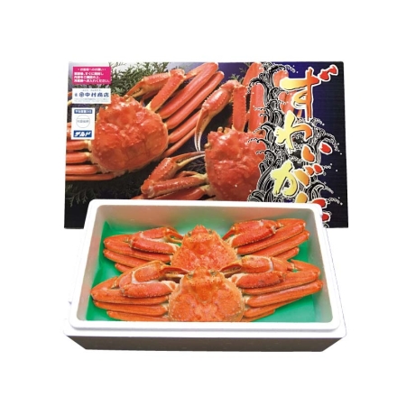 お歳暮のし付き 大ぶりのずわいがに（化粧箱）Ａ 1.2kg（2杯）