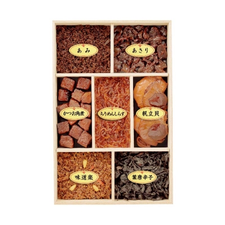 お歳暮のし付き 新橋玉木屋佃煮 7種詰合せ