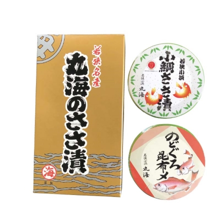 お歳暮のし付き 小鯛ささ漬・のどぐろ昆布〆 小鯛ささ漬・のどぐろ昆布〆 各70g