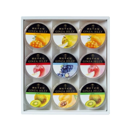 お歳暮のし付き ＜銀座千疋屋＞銀座冬ゼリー 9個