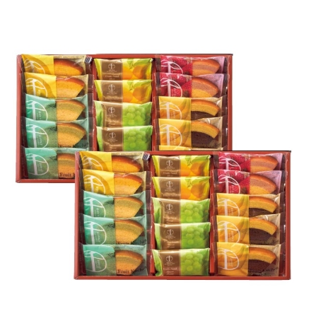 お歳暮のし付き ＜銀座千疋屋＞銀座ガトーセレクション 2箱