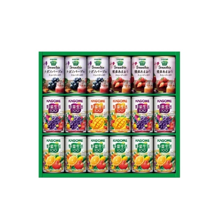 お歳暮のし付き ＜カゴメ＞野菜生活Ｓｍｏｏｔｈｉｅ＆野菜生活ギフト