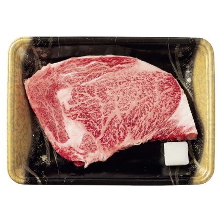 黒毛和牛ロース厚切りステーキ用 300g、牛脂付