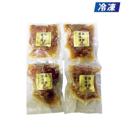 冷凍 本鮪の炙りたたき醤油漬け 110g（まぐろ80g、たれ30g）×4