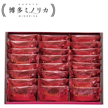 ＜博多ミノリカ＞あまおうクランチチョコ 24個