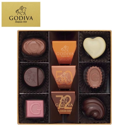 ＜ゴディバ＞ハート オブ ゴールド コレクション 9個入