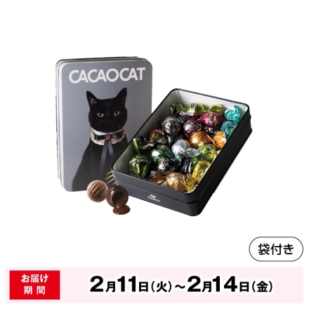 2月11日～2月14日の間にお届け バレンタイン ＜ＤＡＤＡＣＡ＞ＣＡＣＡＯＣＡＴ缶ミックス 14個入 チョコ チョコレート