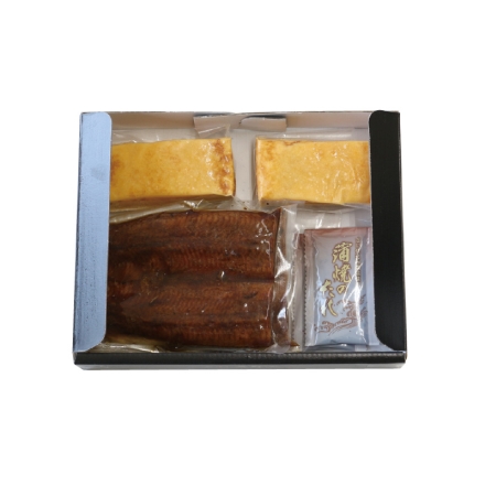 浜松・浜名湖うな玉丼セット うなぎ蒲焼110g・玉子焼120g・さんしょう付蒲焼のたれ・粉末お吸い物 各2