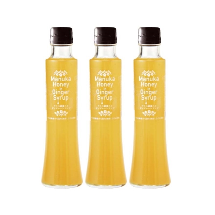 父の日 マヌカ蜂蜜入りジンジャーシロップ 200ml×3 ギフト プレゼント