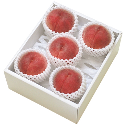 糖度センサー選果 福島県産白桃 1ｋｇ（秀：4～6個）