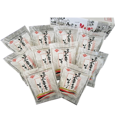 永平寺そば（太麺） 生めん110g・つゆ20ml 各10
