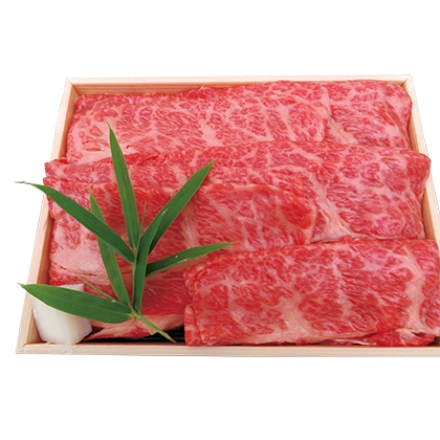 近江牛肩ロースすき焼・しゃぶしゃぶ用 Ａ 500g、牛脂付