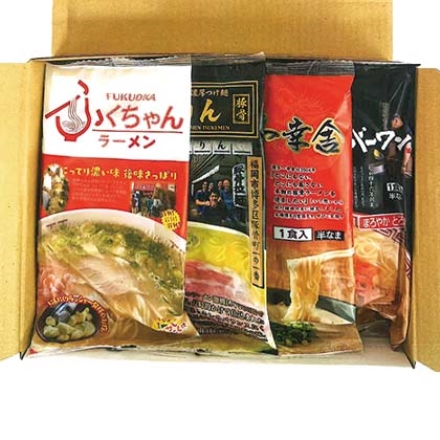 福岡の行列ができる名店ラーメンセット 7食
