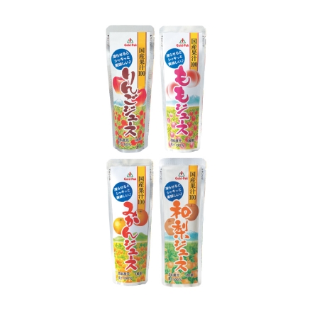 凍らせておいしい国産ジュース4種×5