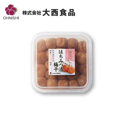 大西食品 紀州南高梅はちみつ漬梅干（塩分約5％） 500g