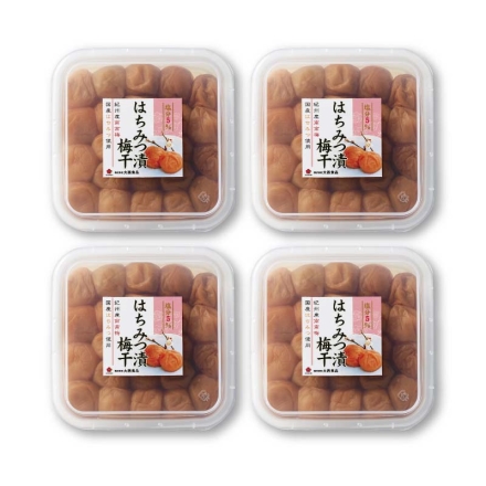 大西食品 紀州南高梅はちみつ漬梅干（塩分約5％） 4箱