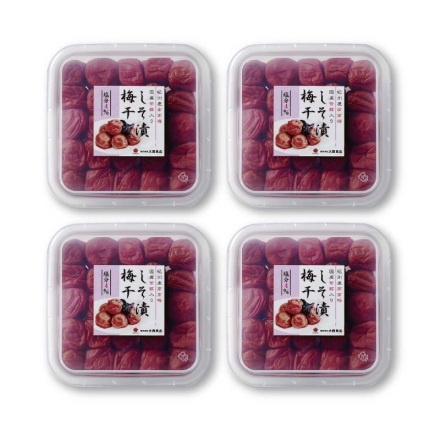 大西食品 紀州南高梅しそ漬梅干（塩分約4％） 4箱