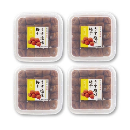 大西食品 紀州南高梅うす塩味梅干（塩分約5％） 4箱