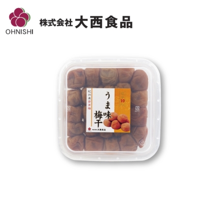 大西食品 紀州南高梅うま味梅干（塩分約10％） 500g
