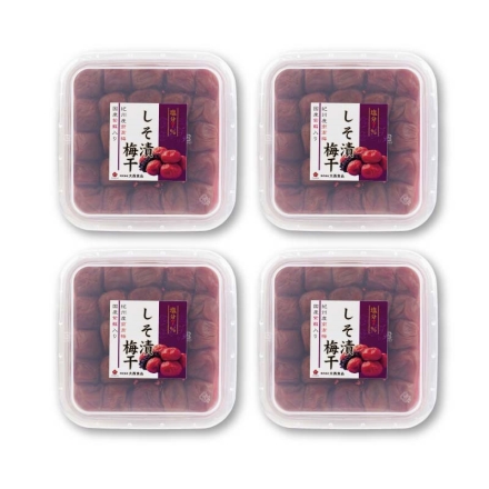 大西食品 紀州南高梅しそ漬梅干（塩分約7％） 4箱