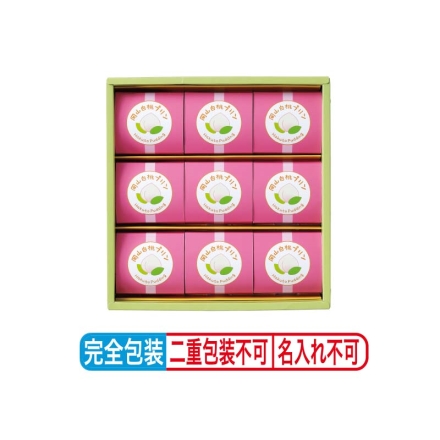 お中元熨斗付き 岡山白桃プリン 75g×9 御中元 夏ギフト ギフト 贈答