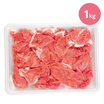 鹿児島県産 豚肉バラエティーカット 1kg（カタ・モモ）
