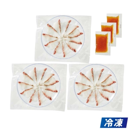冷凍 下関産真鯛のカルパッチョ （真鯛のスライス50g、カルパッチョソース10g）×3