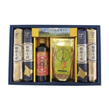 お歳暮のし付き 韃靼そばこだわりギフト（5割麺2束、3割麺2束）