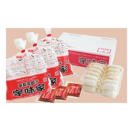 宇都宮餃子 宇味家 （餃子20g×20、タレ30g）×3