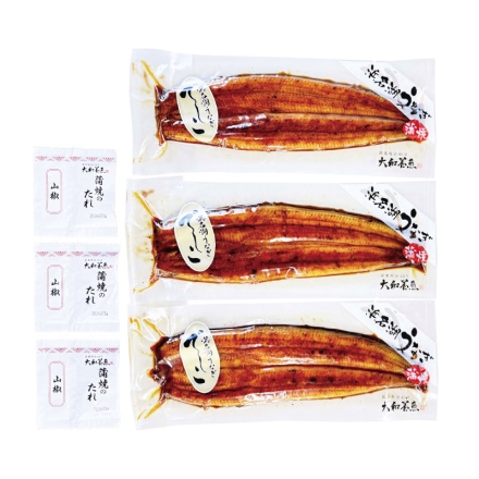 お中元のし付き ＜大和養魚＞浜名湖うなぎでしこ 蒲焼3本 御中元 夏ギフト ギフト 贈答