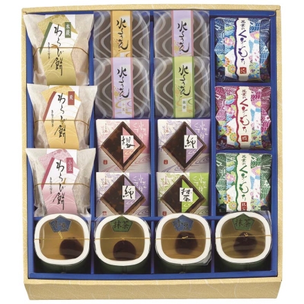 お中元のし付き ＜河内駿河屋＞和の涼風ギフト Ｂ 御中元 夏ギフト ギフト 贈答