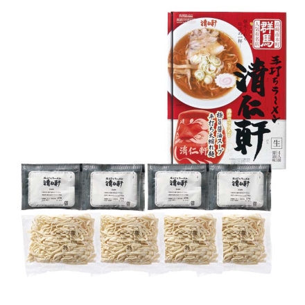 高崎らーめん清仁軒 4食 送料込み