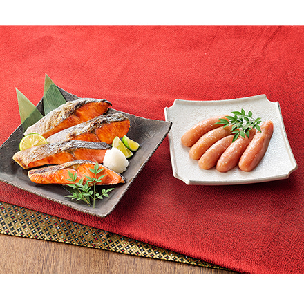 やまや 辛子明太子・紅鮭 詰合せ