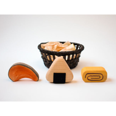 ICHIBAMOKKO 森のminiおべんとう（焼きしゃけ・玉子焼き・おにぎり炊き込み）