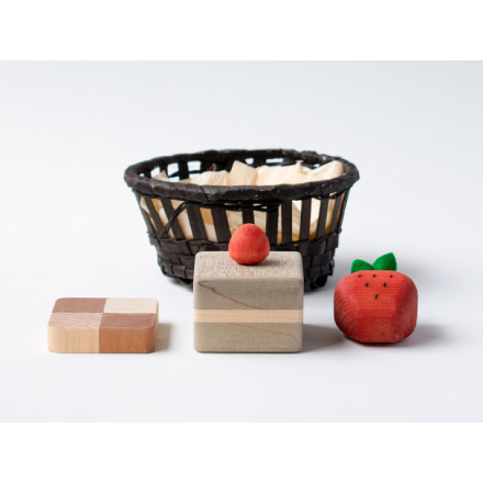 ICHIBAMOKKO 森のスイーツセット（スクエアケーキ）