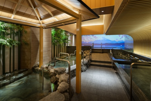 【大阪】うめきた温泉 蓮 Wellbeing Park　2名様 日帰り入浴＜ベーシックプラン＞≪入館+お土産(温泉の素)付≫
