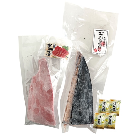 静岡 一本釣り 鰹尽くし たたき 250g 刺身 170g