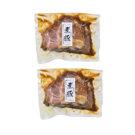 岐阜 創業明治10年 「鵜舞屋」 昆布巻のたれで仕込んだ煮豚　2個